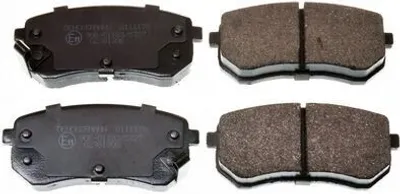 Produktbild von DENCKERMANN B111178 Bremsbeläge Satz Hinten Bremsklötze für HYUNDAI i10 (PA) für KIA Picanto (SA)