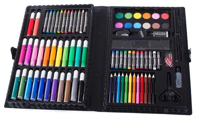 Immagine prodotto di Verk 18232 Set per pittura artistica 86 pezzi nero
