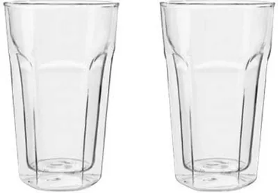Obrázok produktu pre Leopold Vienna LV01516, Priehľadná, Sklo, Kolo, 2 kusov, Vymazať, 280 ml