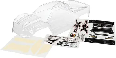 Produktbild von X-Maxx: unlackierte Karosserie, Aufkleber