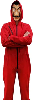 Produktbild von Kostüm Overall Dali Rot Gr.XXL