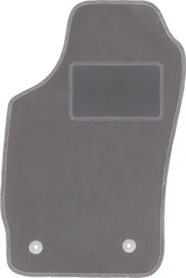Produktbild von Fahrerfußmatte Velours graphit passend für Peugeot 309 (1985-1993, Liftback) – mit Befestigungen – passgenau
