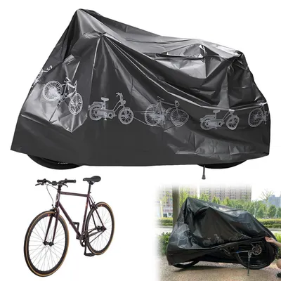 Produktbild von Fahrradabdeckung Wasserdicht 200x110cm PEVA Schutzhülle für die meisten Fahrräder