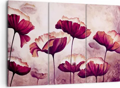 Produktbild von Bild auf Leinwand - Leinwandbild - Mohn Blume Wiese - 105x70cm - Wand Bild - Wanddeko - Wandbilder - Leinwanddruck - Bilder - Kunstdruck - Wanddekoration - Leinwand bilder - Wandkunst - CE105x70-3934