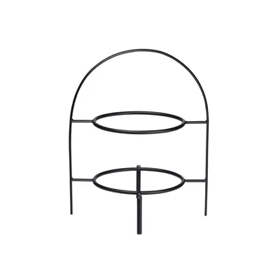 Produktbild von ASA Etagere 2-stufig für Dessertteller, schw ligne noire