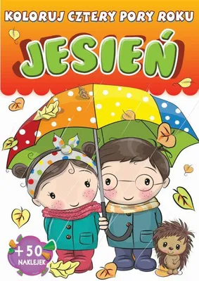 Immagine prodotto di Libro da colorare autunnale con adesivi per bambini