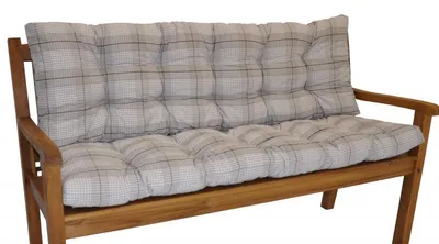 Obrázek produktu pro Polstr na zahradní lavičku 150 cm - látka Antik kostka