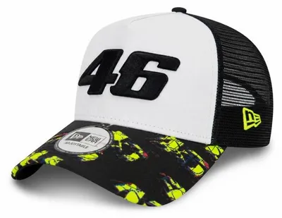 Obrázek produktu pro Kšiltovka New Era 9Forty AF Trucker Print Visor VR46 Black Cap - UNI