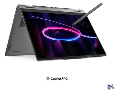Zdjęcie produktu dla Lenovo Yoga 7 2-w-1 14IPH11 – 14 cali, procesor Intel Core Ultra 7 355, 16 GB pamięci RAM, dysk SSD 1 TB, ekran dotykowy OLED, system Windows 11 Home
