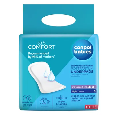 Produktbild von Canpol babies Atmungsaktive Wochenbettunterlagen für die Nacht 10+2 St. GRATIS 78/001_new
