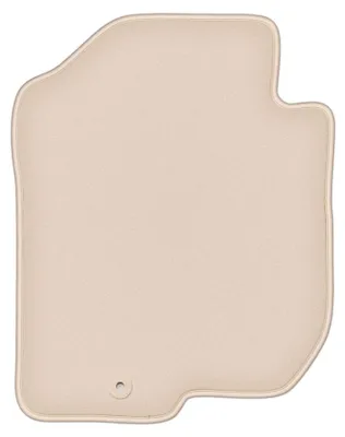 Produktbild von DURBAN Beige Velours-Fahrerfußmatte für Kia Carens III Minivan (2006-2010)