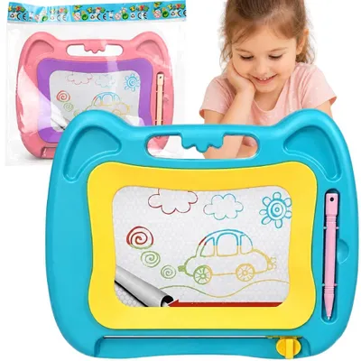 Zdjęcie produktu dla Znikopis Kolorowy Tablica Magnetyczna Rysik Kreatywna Edukacyjna Zabawa