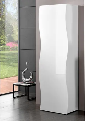 Produktbild von Garderobenschrank Dielenschrank Flurschrank Schrank Holzschrank weiß "Onda I"