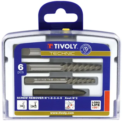 Image de Tivoly   6 pièces -5 extracteurs goujons et vis cassés + 1 X-out N°2