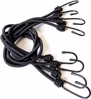 Obrázek produktu pro Ekspand | Gumové lano EKSPANDOR - 50 cm - Černé - Elastické - Ideální pro stany a přepravu