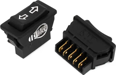 Image de DC 12V Bouton Lève Vitre 5 Broches 20A DPDT Momentané Interrupteur Voiture Fenêtre