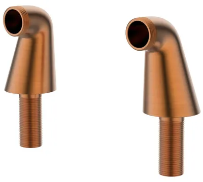 Image de Colonnettes raccord bain-douche cuivre brossé Essebagno