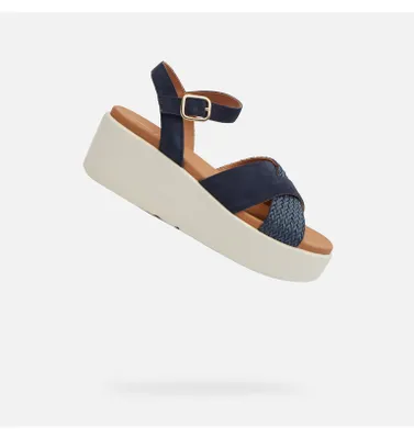 Produktbild von Geox Dunkelblaue Damensandalen XAN2.2S 36