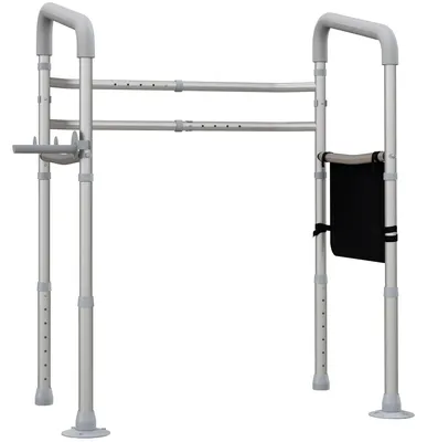 Image de Cadre de soutien réglable pour toilettes, avec accoudoirs