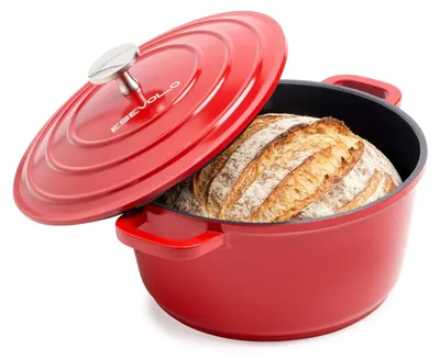 Obrázok produktu pre Solidchoice – Hliníková hrniec s pokrievkou, 24 cm, vhodný na indukciu