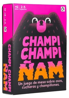 Produktbild von Mercurio Champi Champi Ñan Kartenspiel Rosa  Kinder Rosa One Size