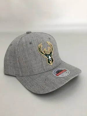 Zdjęcie produktu dla Mitchell & Ness Milwaukee Bucks Team Heather 2.0 Stretch Snapback szary wrzos - UNI
