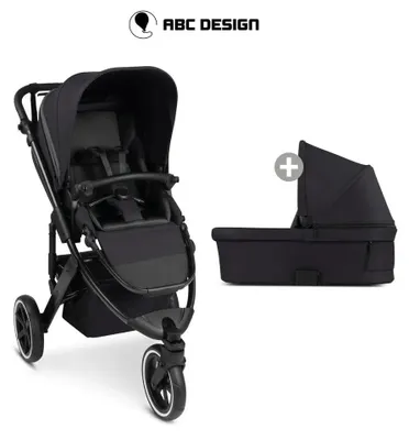Produktbild von ABC Design GmbH Salsa 5 Run coal 2in1 Set inkl. Tragewanne coal