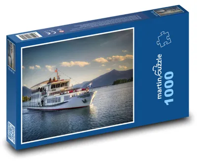 Zdjęcie produktu dla Puzzle 1000 Statek wycieczkowy na jeziorze - martinpuzzle
