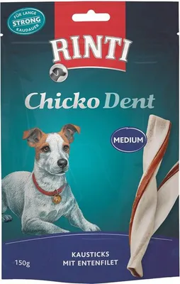 Produktbild von Rinti Chicko Dent Ente Medium 9 x 150 g