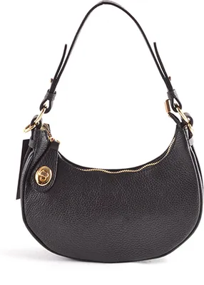 Image de Sac bandoulière Giuliano Phebe - Noir - Femme - Fabriqué en Italie