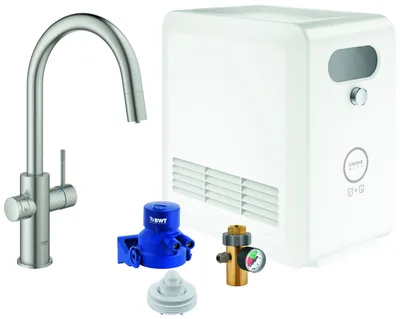 Produktbild von GROHE Blue Professional, Standard, Edelstahl, Hebelgriffe, Einzelbild, Typ C, Keramik