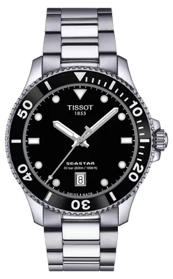 Produktbild von Tissot Seastar 1000 Quartz Black Dial 40mm Steel