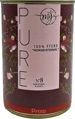 Produktbild von My Pure No 8 / 100% Pferd 400g mÿ Nassfutter  Hundefutter barf Ergänzungsfuttermittel