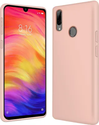 Produktbild von Hülle Xiaomi Redmi Note 7 Handy Schutz Cover Silikon Gel Case Handyhülle Tasche, rosa