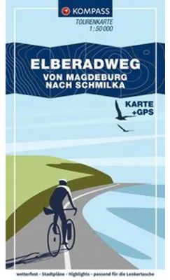 Obrázek produktu pro KOMPASS Cykloturistická mapa Labská cyklotrasa - z Magdeburgu do Schmilky 1:50 000