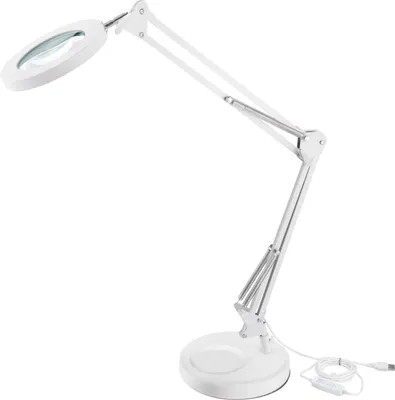 Produktbild von Extol 43161 weiß, mit Lupe, USB-Netzteil