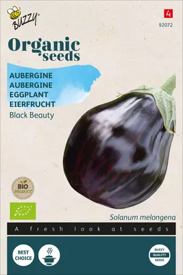 Produktbild von Eierfrucht Black Beauty  |  Auberginensamen von Buzzy Seeds