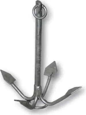 Produktbild von Lalizas Feuerverzinkter Grapnel 20 Anker Grau 20 kg Grau 20 kg