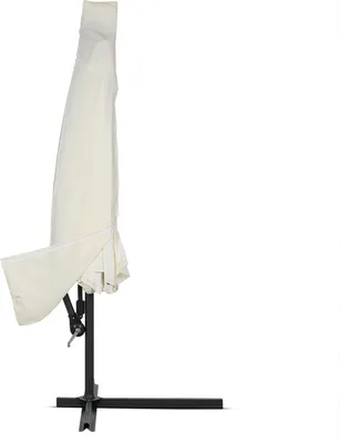 Produktbild von DEUBA® Schutzhülle Sonnenschirm für 3,5m Schirme Schirm Abdeckhaube Abdeckung Hülle Plane Ampelschirm Beige