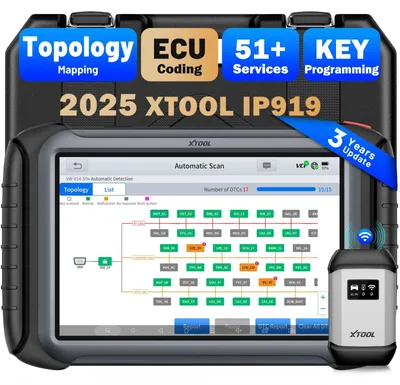 Obrázok produktu pre Bluetooth diagnostický nástroj pre automobily - OBD2 skener - Diagnostické zariadenie pre automobily - Čítač chybových kódov - Programátor kľúčov