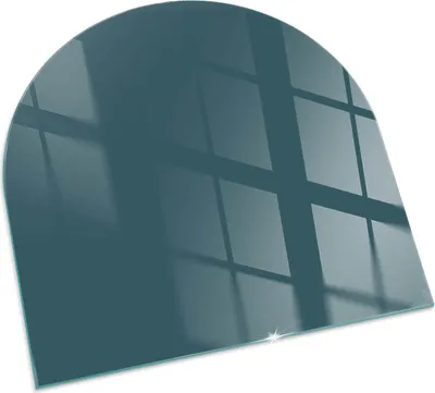 Produktbild von Farbe Maritim – Glasbodenplatte für – Kaminofen – Kaminplatte Glas – Schutzglas – Funkenschutzplatte –Glasbodenplatte Feuerfeste – Hitzeschutzplatte – Bodenschutz aus Glas – 100x100 cm