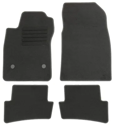 Produktbild von Fußmatten-Set für Renault Captur 1, 06/2013-05/2017, 4-teilig, Schwarz