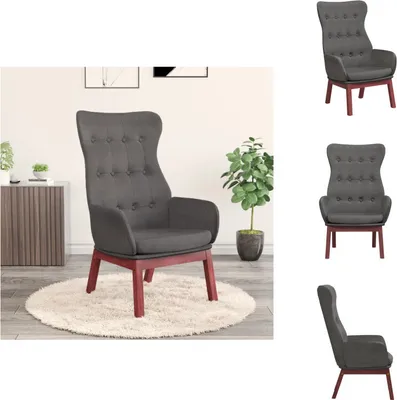 Obrázek produktu pro vidaXL Relax křeslo tmavě šedá látka - Křeslo