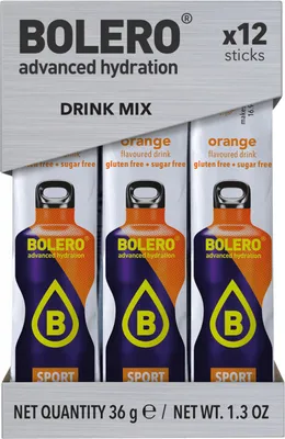 Produktbild von Bolero Sticks (12x3g) Sport Orange - Intra- & Post-Workout - Intra-Workout