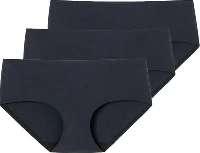 Produktbild von Schiesser 3er Pack Invisible Soft Panty Unsichtbar selbst unter eng anliegender Kleidung, Komfortabler Schnitt, Angesagt sportliche Schnittform