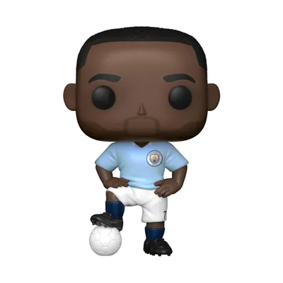 Zdjęcie produktu dla Funko Manchester City F.C. POP! winylowa figurka piłkarska Raheem Sterling 9 cm FK57864