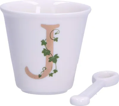 Image de La Porcellana Bianca tasse avec cuillere 75 ml P00450015J