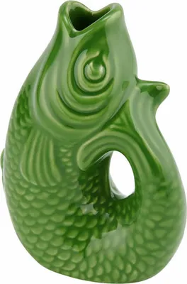 Produktbild von Giftcompany Geschenke Vertriebsgesellschaft mbH Monsieur Carafon Vase / Karaffe Fisch XS green bay 0,2l