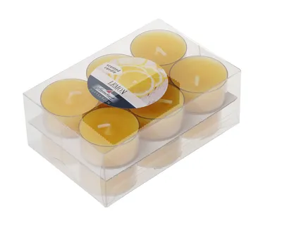 Produktbild von Duftteelichter im 12er Pack Lemon 18/38 mm ca. 4 h
