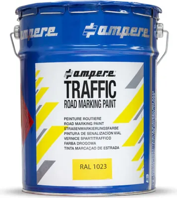 Produktbild von AMPERE TRAFFIC PAINT Straßenmarkierungsfarbe Traffic Paint 5kg rot Road Marking Paint